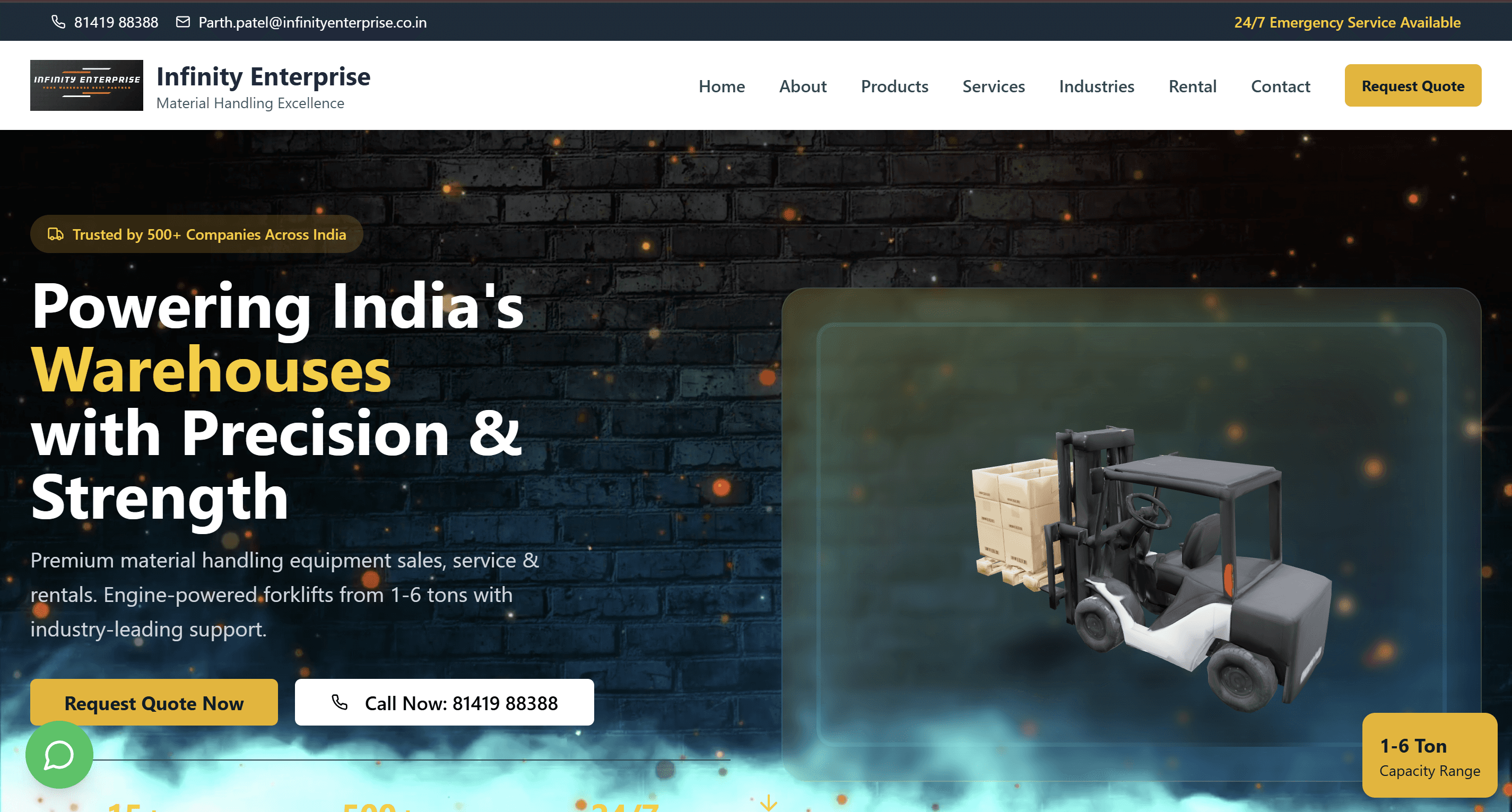 Infinity Enterprise Website